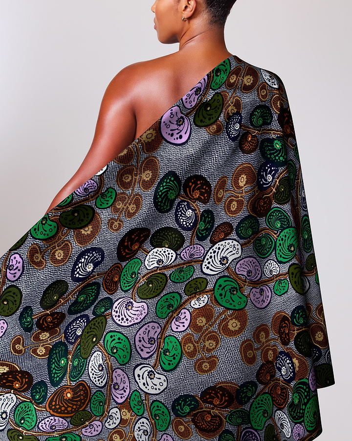 Satin Royal | VLW0501.006 | Gold Embellished