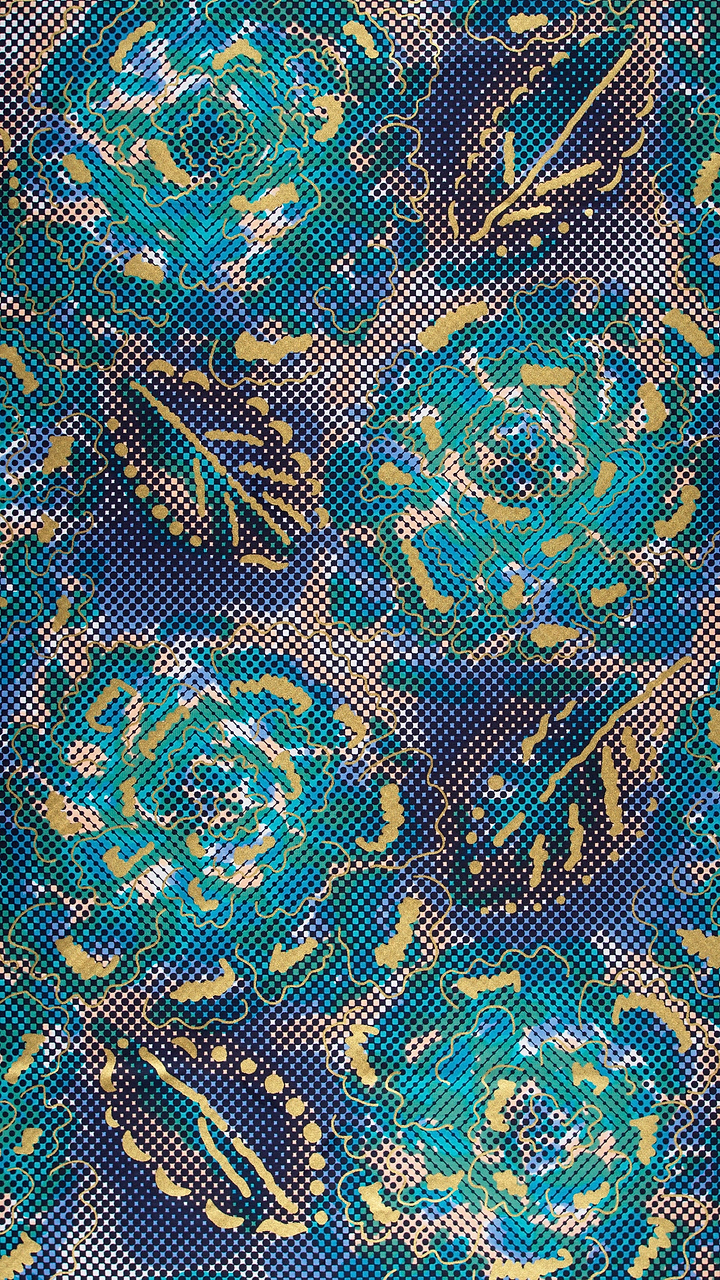 Satin Royal | VLW1787.002 | Orné d'Or