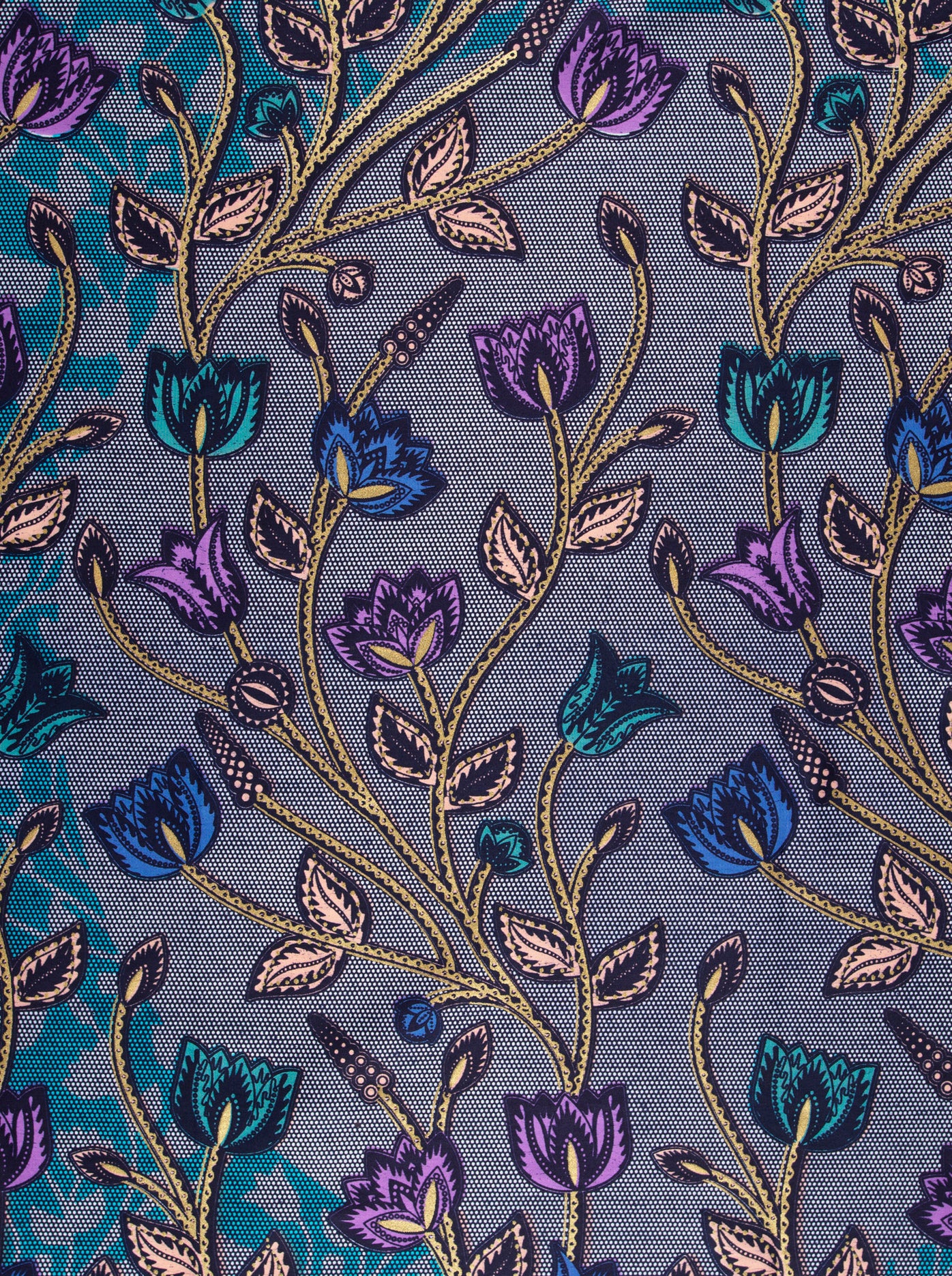 Satin Royal | VLW2895.010 | Gold Embellished