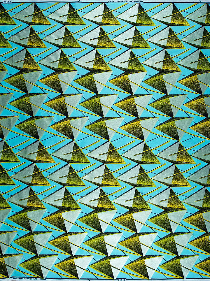 Wax Hollandais | VLW4168.020 | Pastel Green Embellished