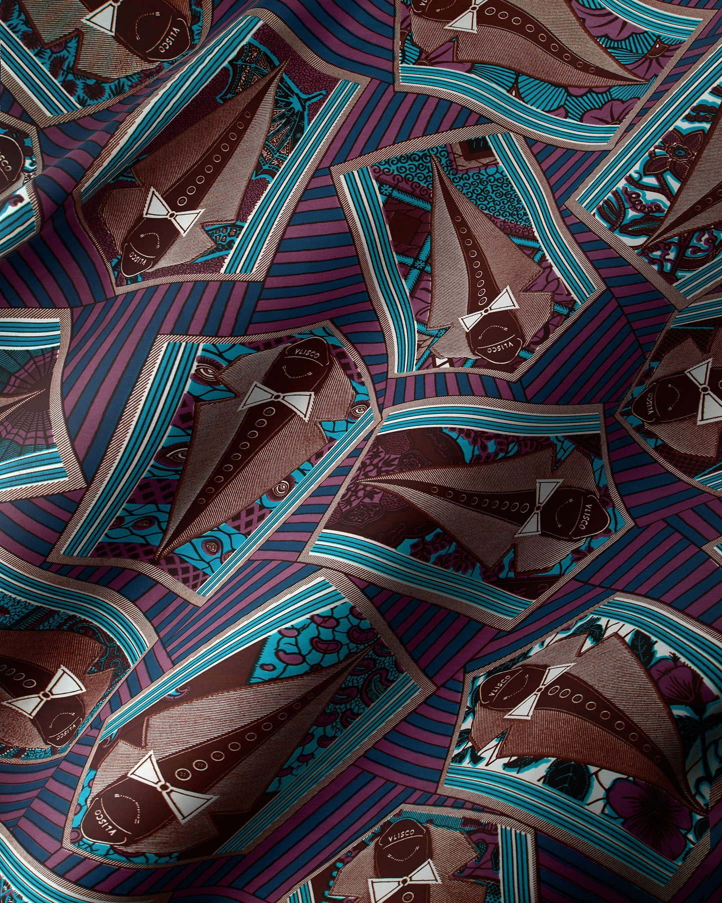 Grand Super-Wax | VLS6635.004 | Orné de Bleu Pastel Pailleté