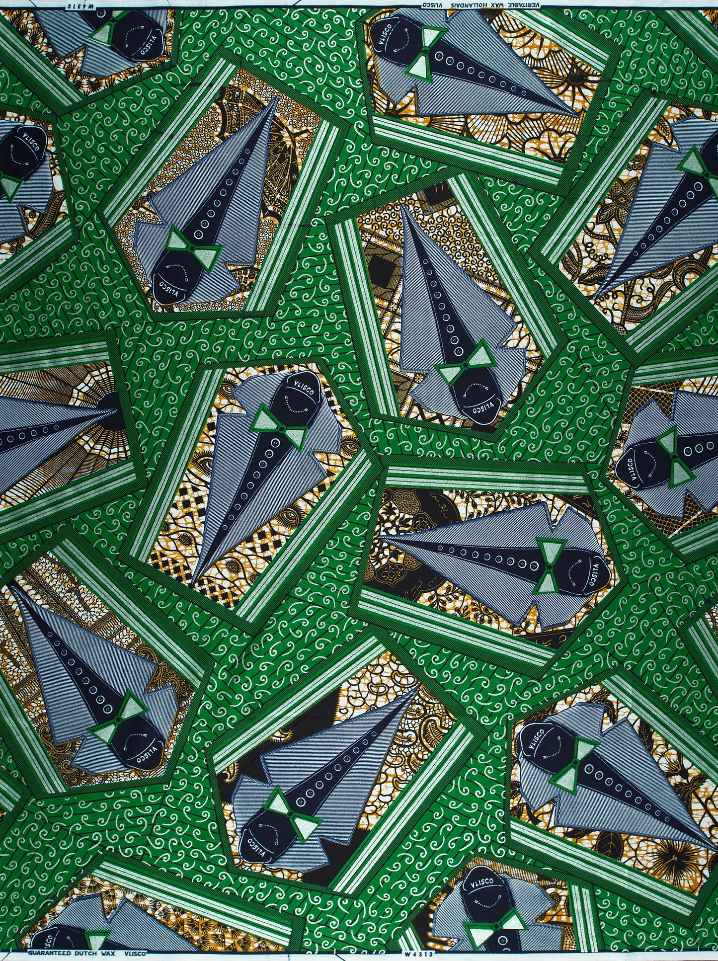 Wax Hollandais | VLW4313.004 | Orné de Vert Pastel