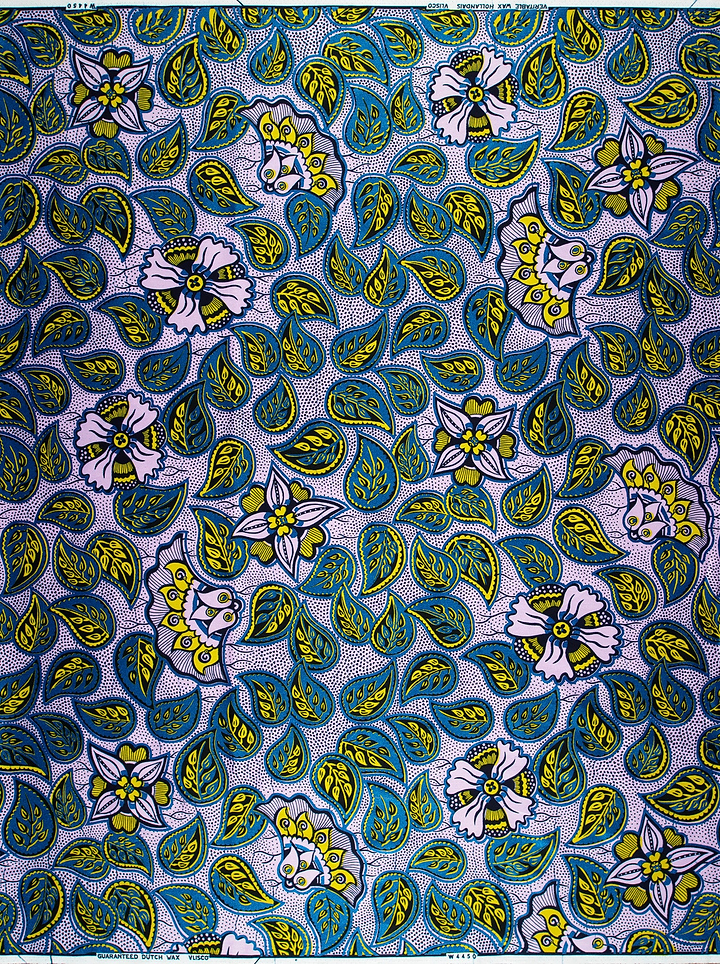 Vibrant african print fabric bold wax hollandais vlw4450.017