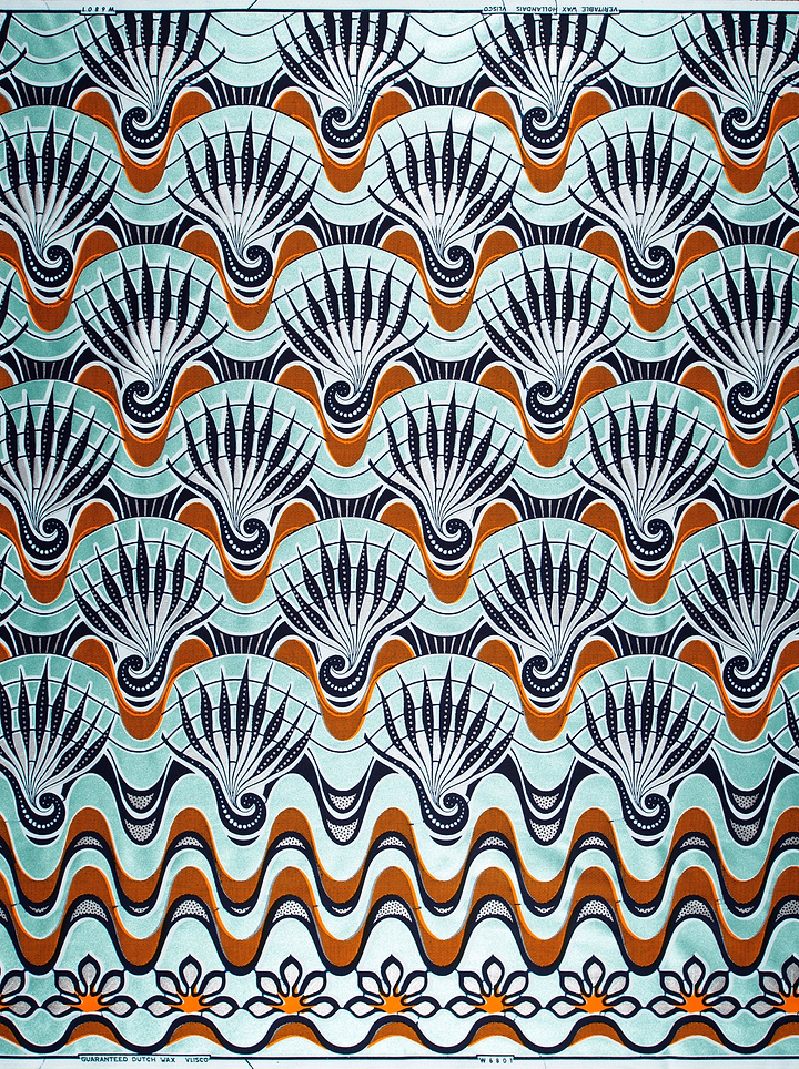 Art deco fan pattern wax glitterglam vlw6801.020