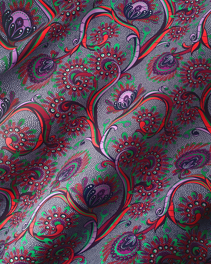 Satin Royal | VLW7064.004 | Emerald Green Embellished