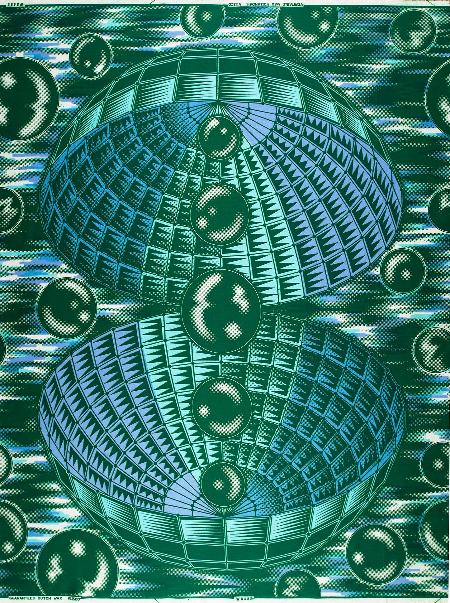 Optical illusion artwork wax hollandais vlw8488.002