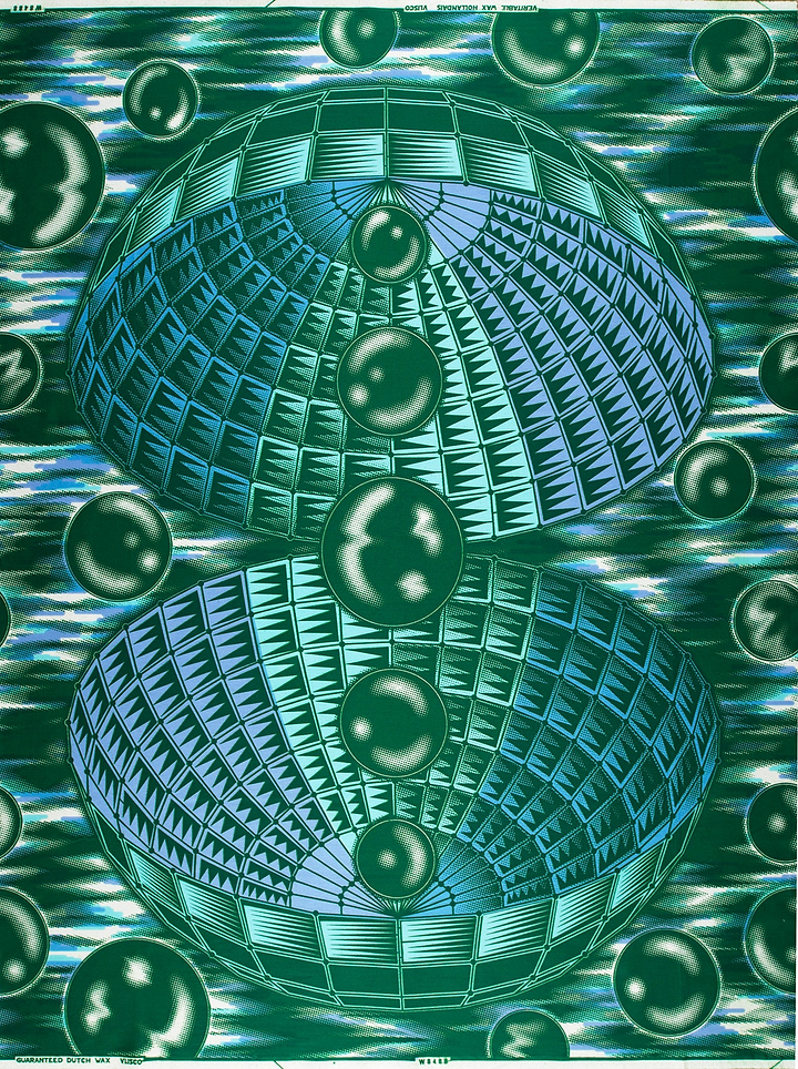 Optical illusion artwork wax hollandais vlw8488.002