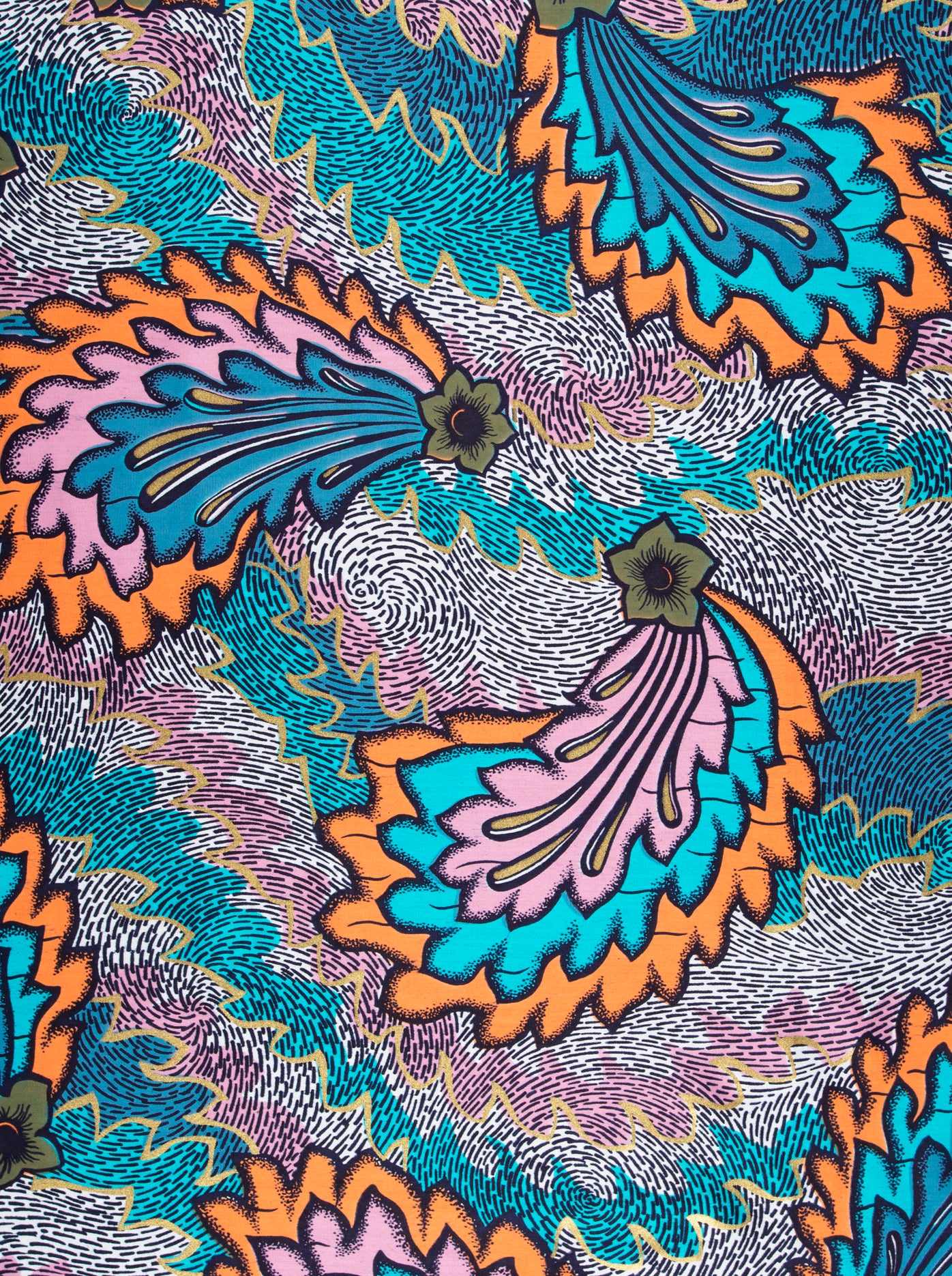 Satin Royal | VLW8985.007 | Gold Embellished