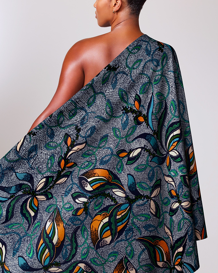 Satin Royal | VLW9067.004 | Emerald Green Embellished