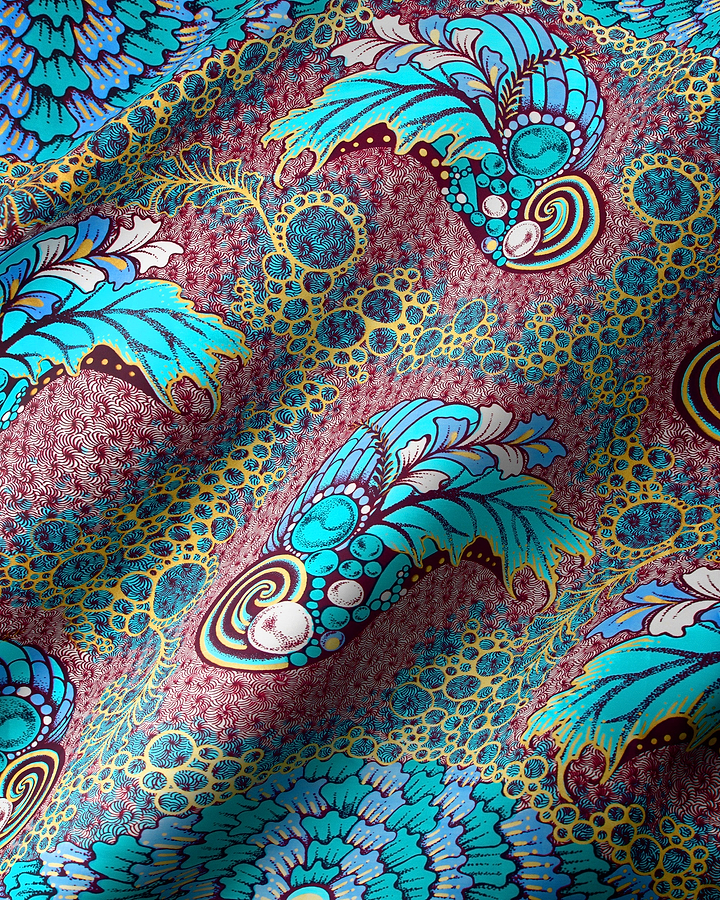 Satin Royal | VLW9427.002 | Gold Embellished