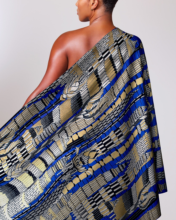 Wax Hollandais | VLW9752.007 | Gold Embellished