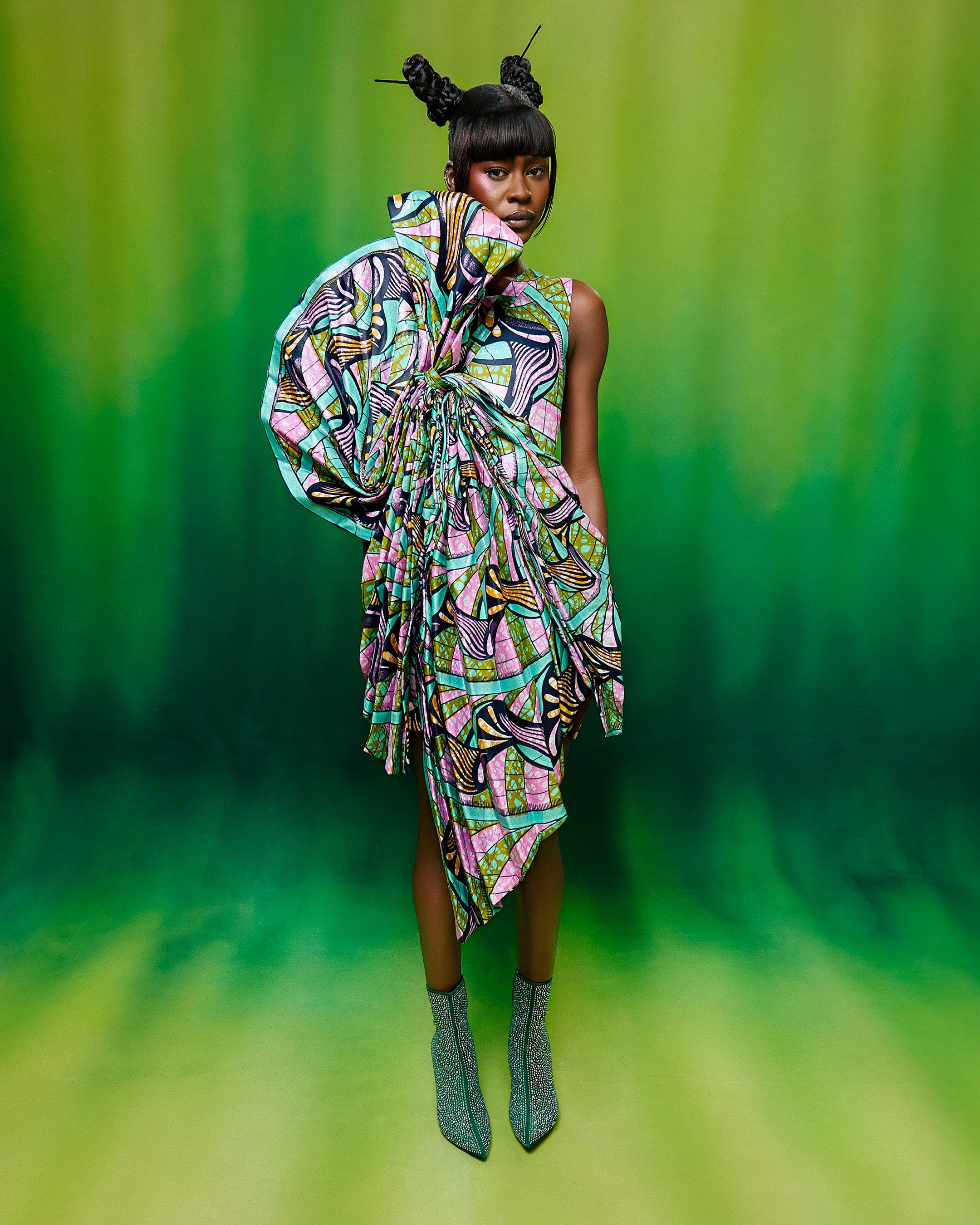 Grand Super-Wax | VLS0984.001 | Lilac Glitter Embellished – Vlisco