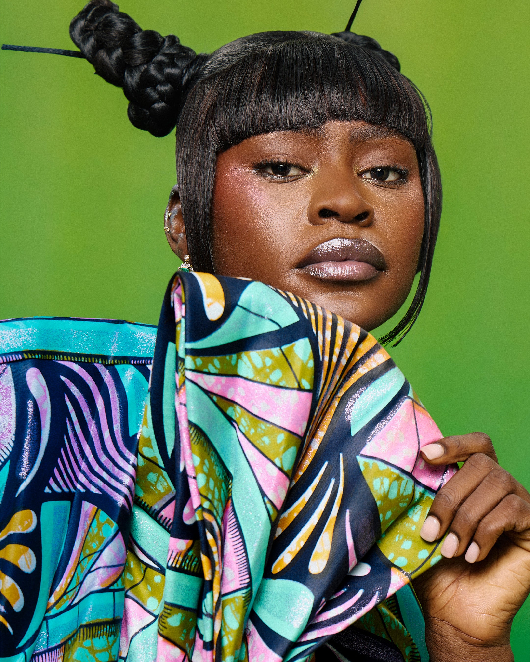 Grand Super-Wax | VLS0984.001 | Lilac Glitter Embellished – Vlisco