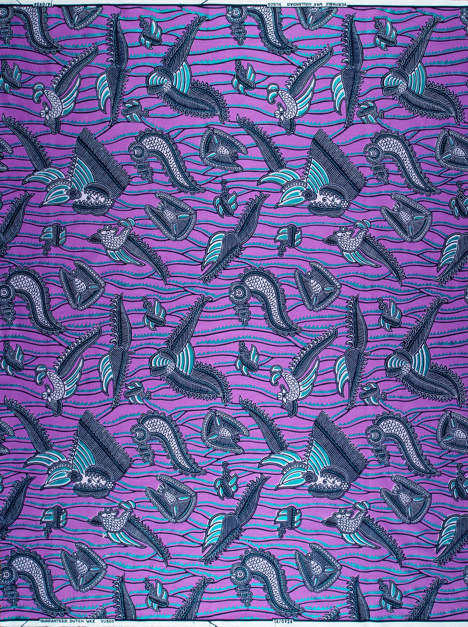 Wax Hollandais | VL00924.246 | Orné de Bleu