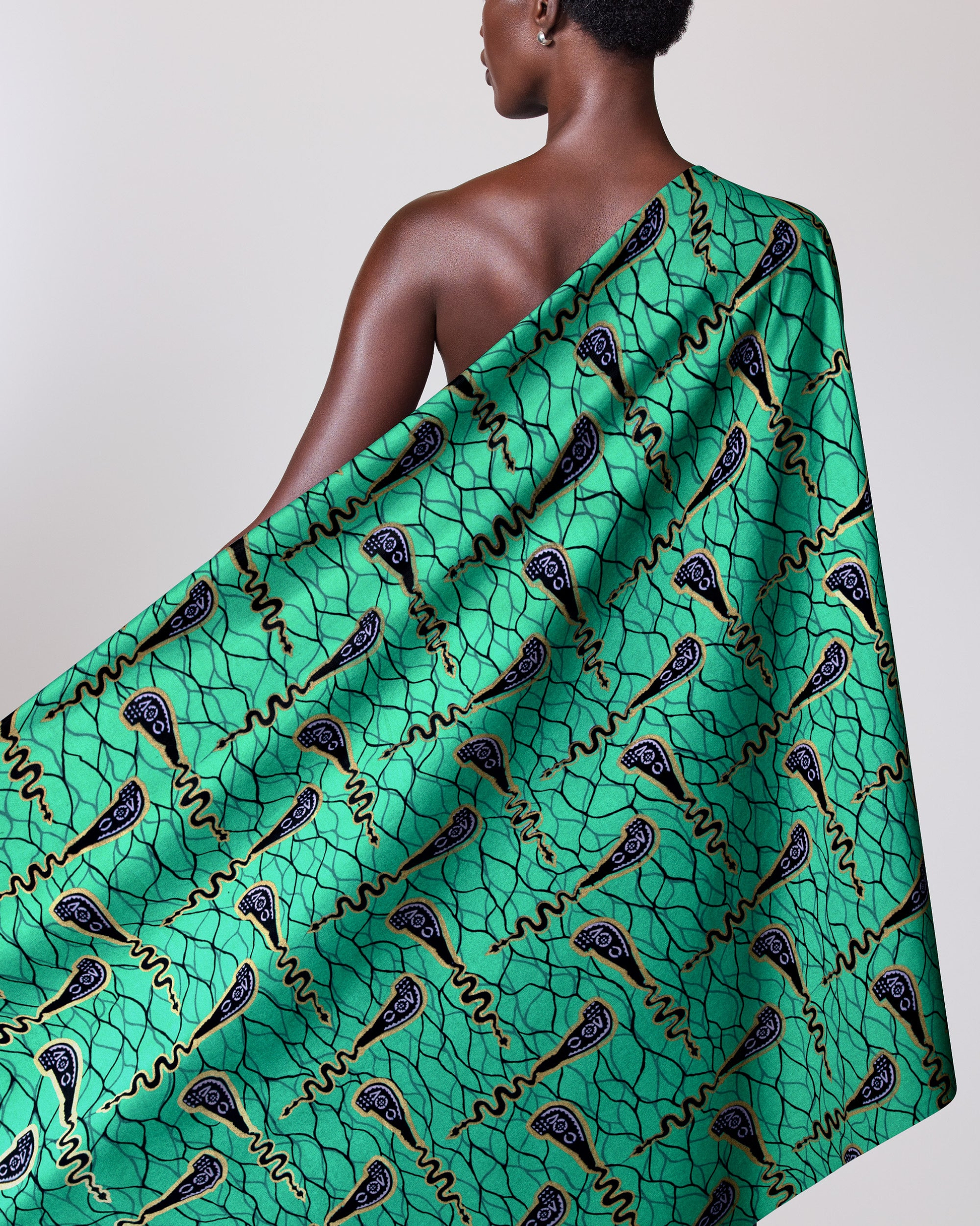 Wax Hollandais | VL00990.089 | Gold Embellished