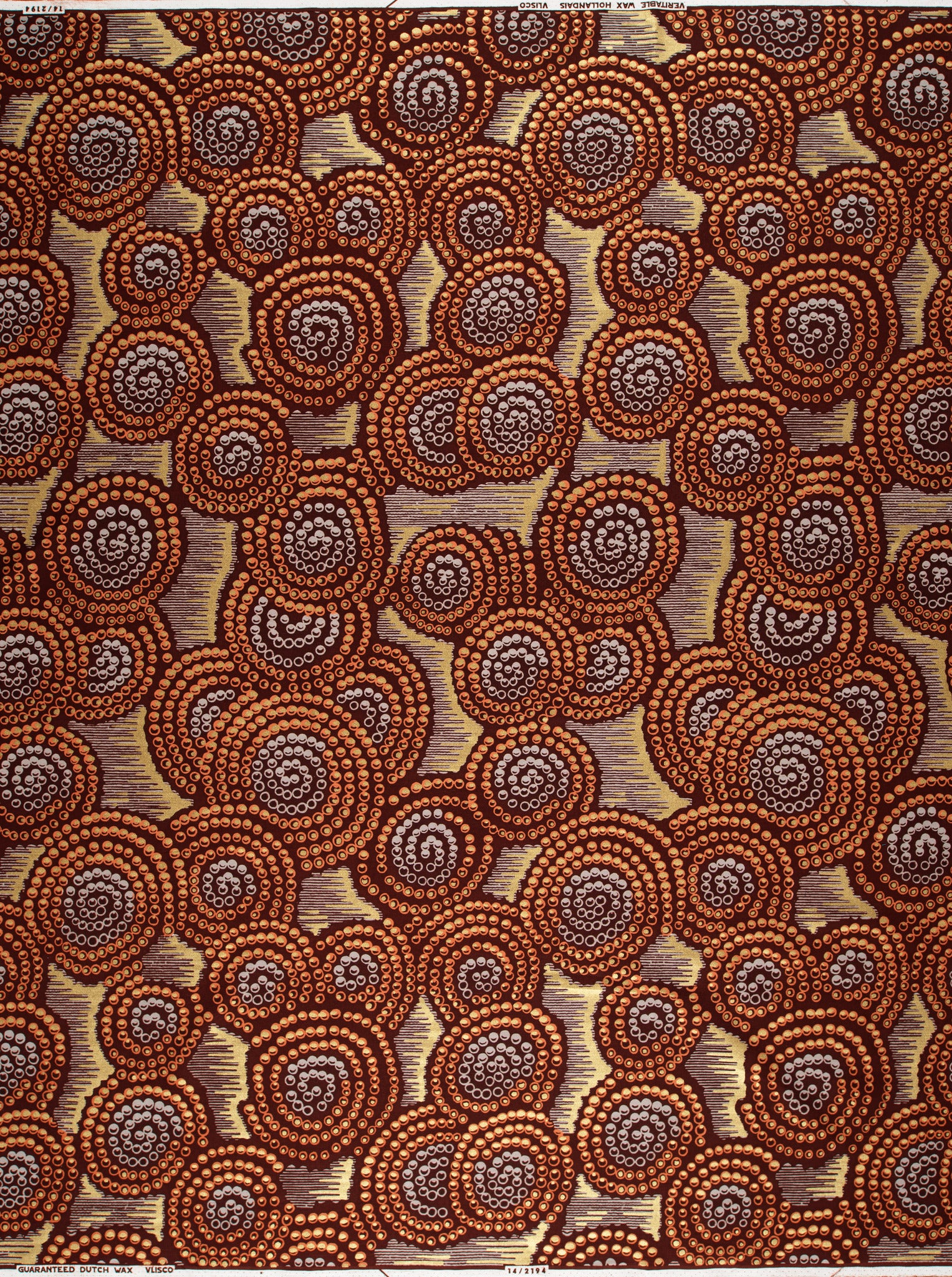 Wax Hollandais | VL02194.007 | Orné d'Or