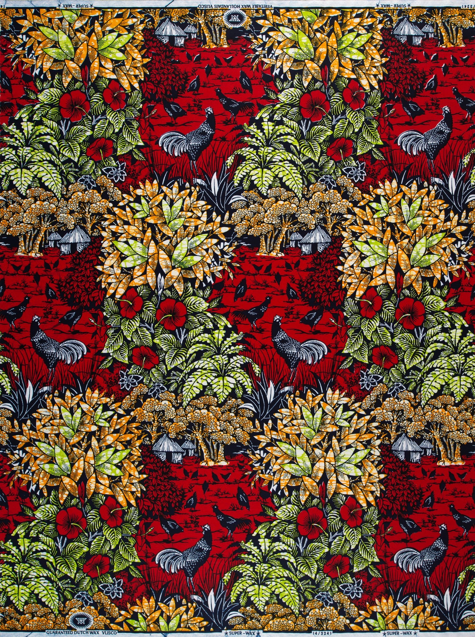 ☆美品 花柄　PaulSmith super120’s ウール100 Super-wax | Vl03241.184 | Village Molokai | Vlisco