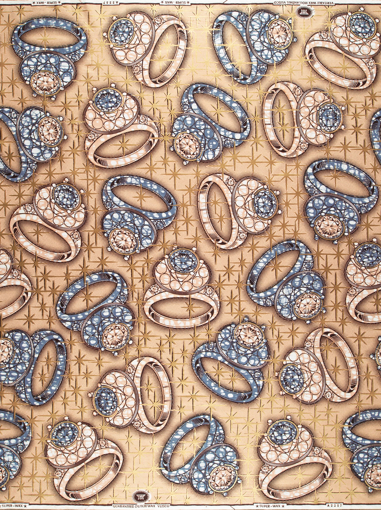 Super-Wax | VLA2257.073 | Gold Embellished – Vlisco