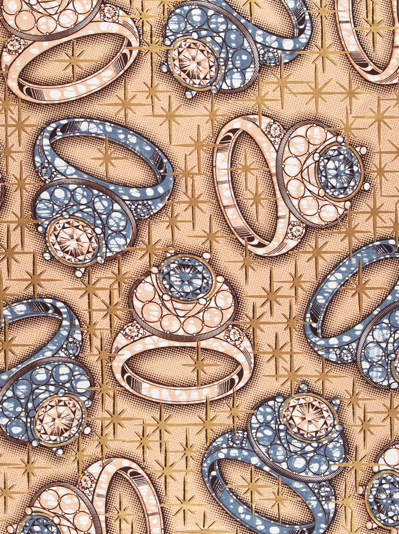 Super-Wax | VLA2257.073 | Gold Embellished – Vlisco