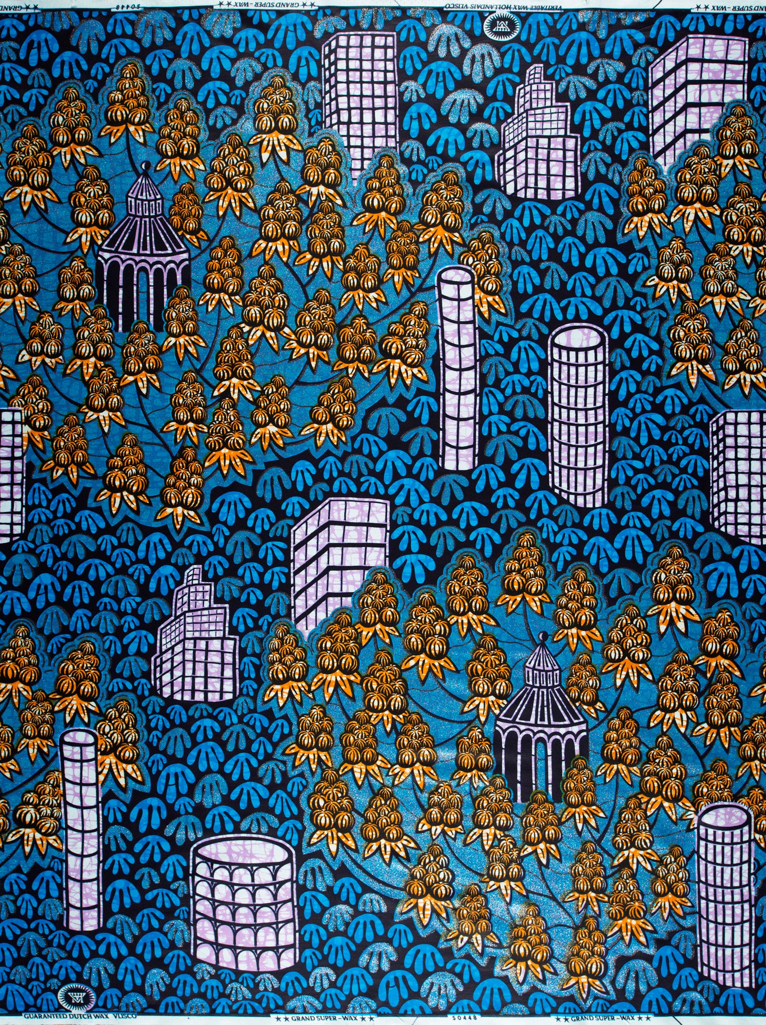Grand Super-Wax | VLS0448.006 | Orné de Bleu-Cuivre Pailleté