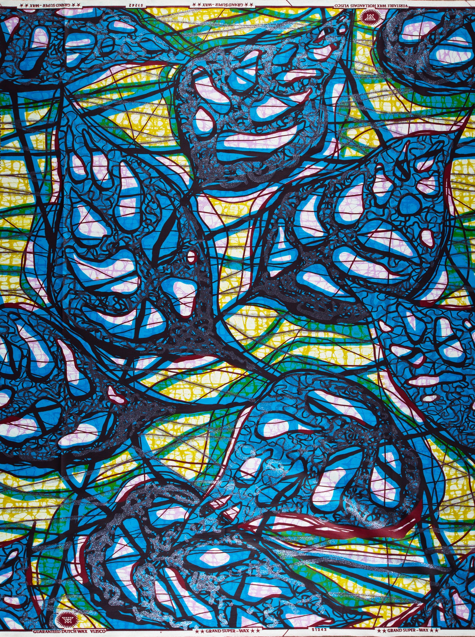 Grand Super-Wax | VLS1242.009 | Orné de Bleu-Lilas Pailleté