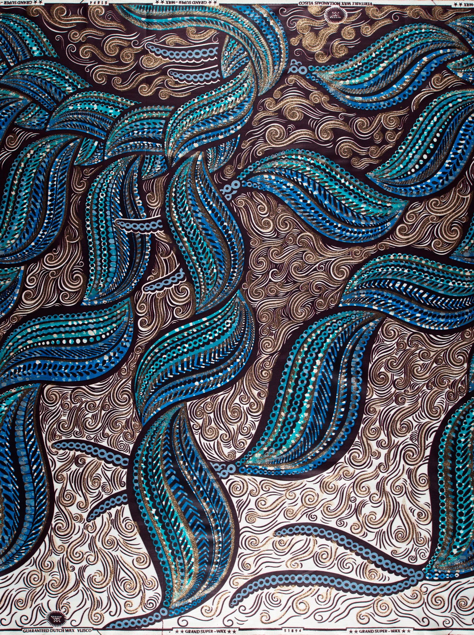 Grand Super-Wax | VLS1894.009 | Gold Glitter Embellished