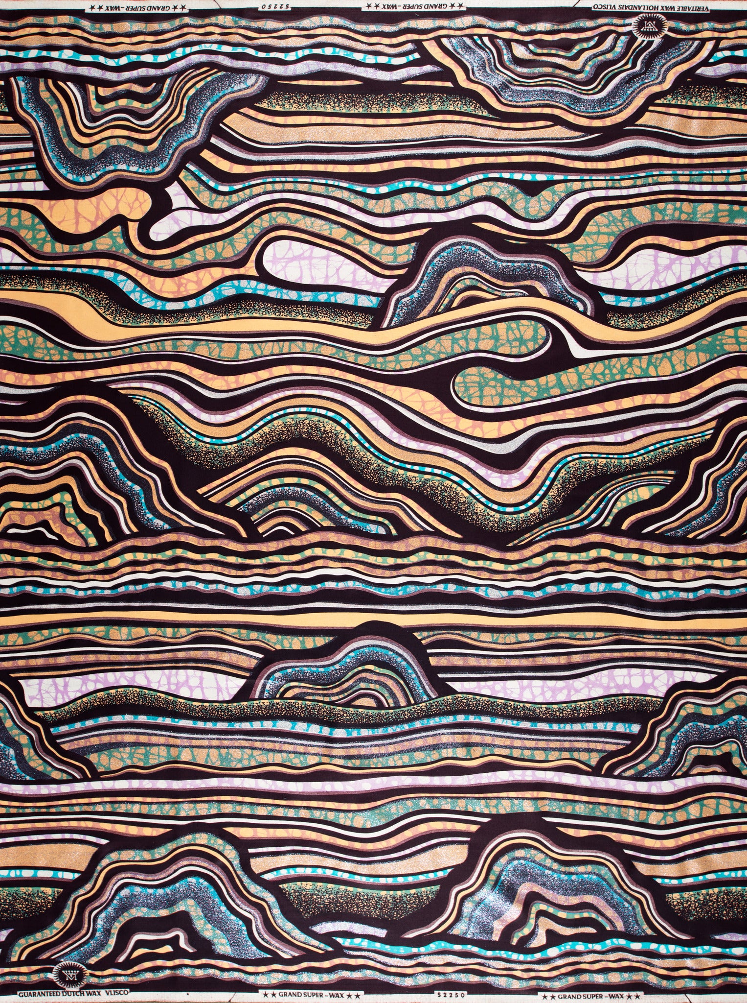 Grand Super-Wax | VLS2250.009 | Orné de Bleu-Lilas Pailleté