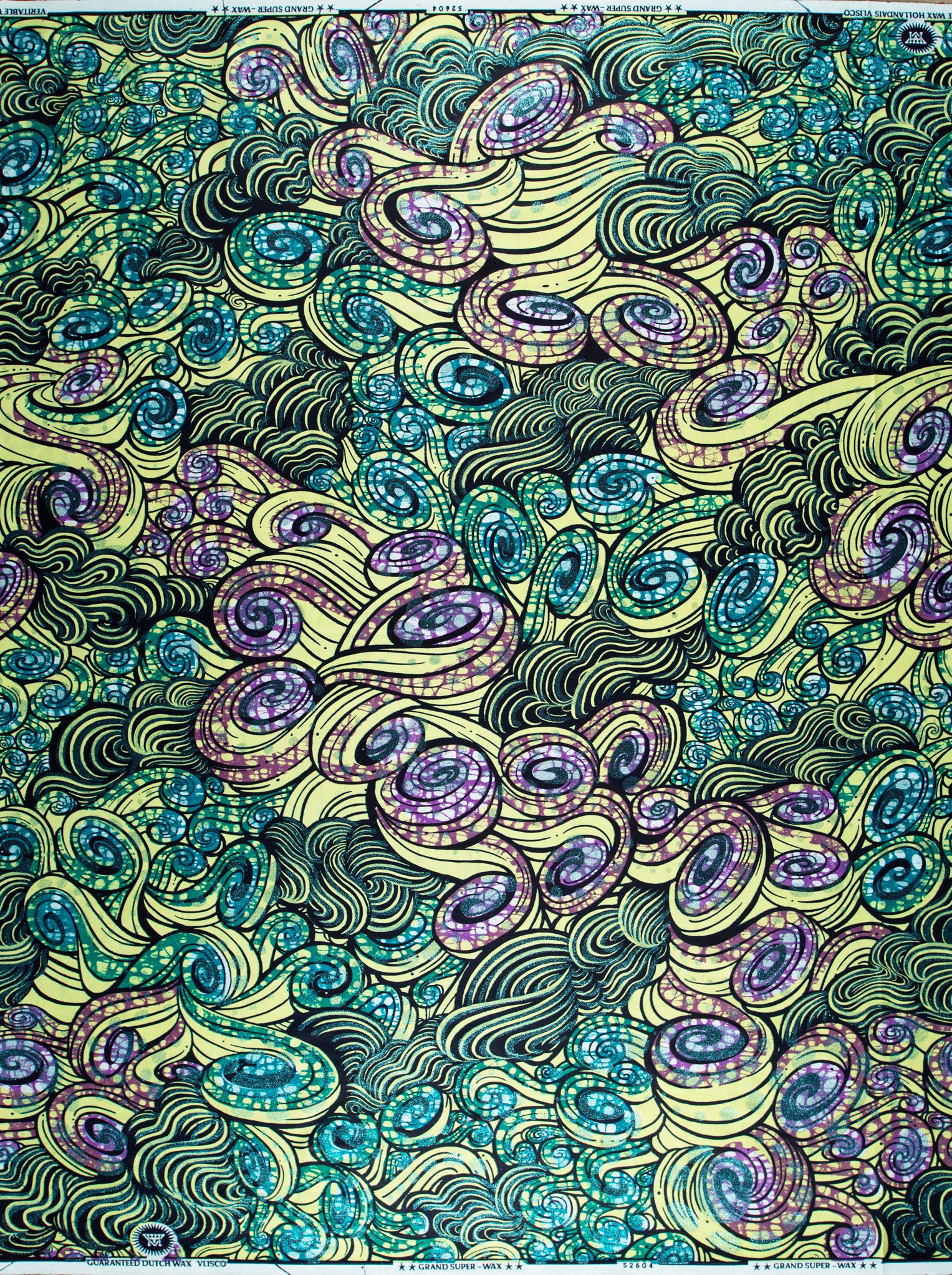 Grand Super-Wax | VLS2604.006 | Orné de Bleu Clair Pailleté