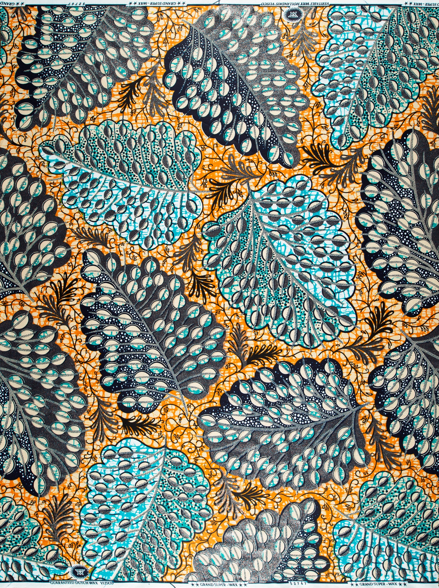 Grand Super-Wax | VLS2767.011 | Orné de Bleu-Cuivre Pailleté