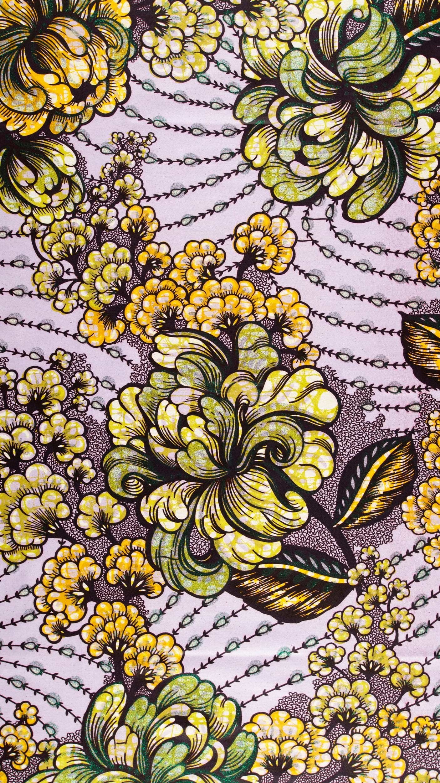 Grand Super-Wax | VLS3034.007 | Green Glitter Embellished – Vlisco