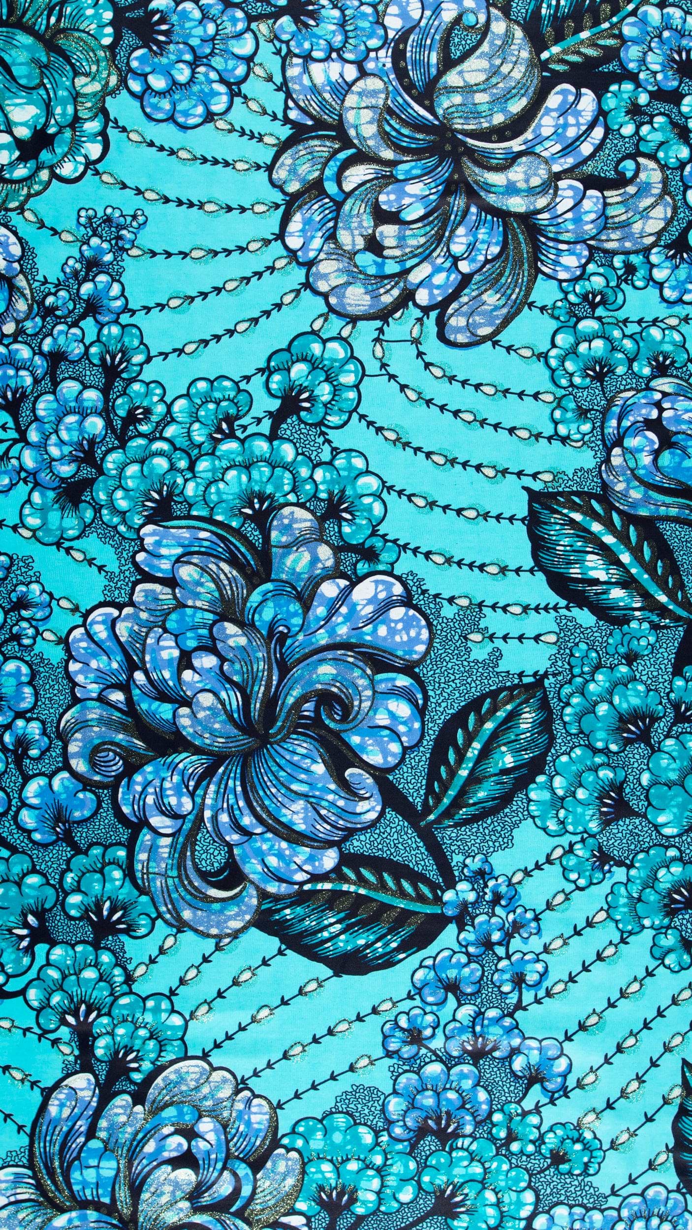 Grand Super-Wax | VLS3034.008 | Pastel Green Glitter Embellished