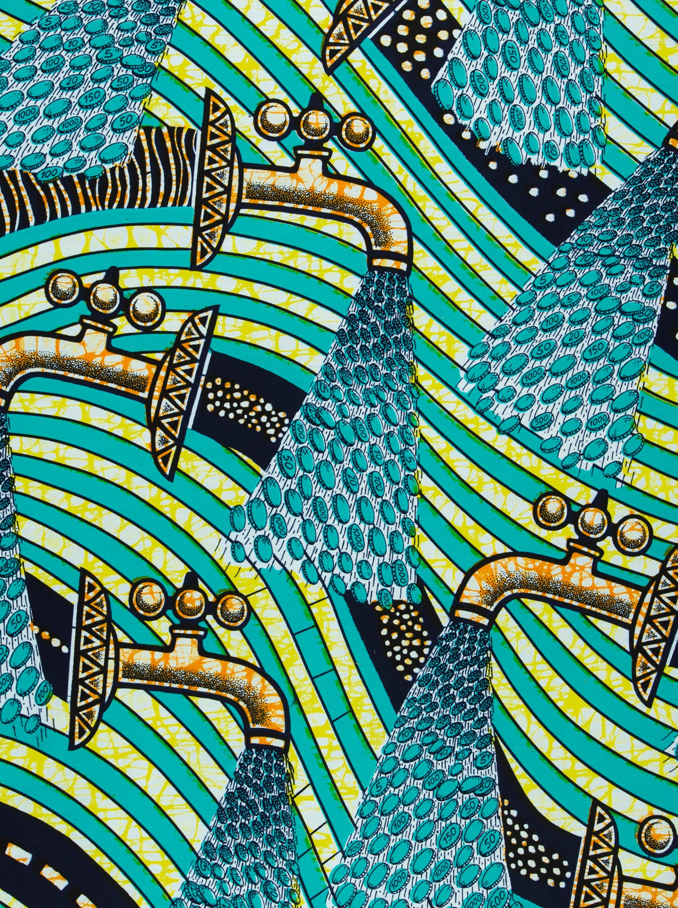 Super-wax | Vls3071.011 | Money Tap | Vlisco