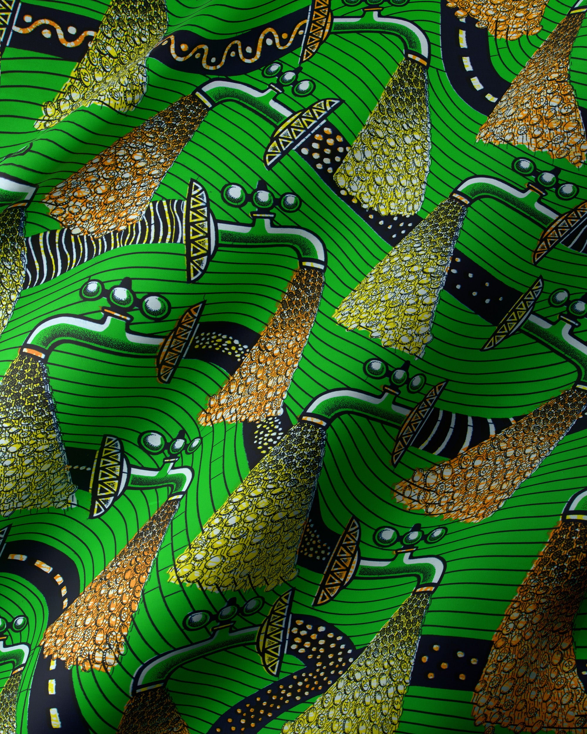 Super-wax | Vls3071.020 | Money Tap | Vlisco