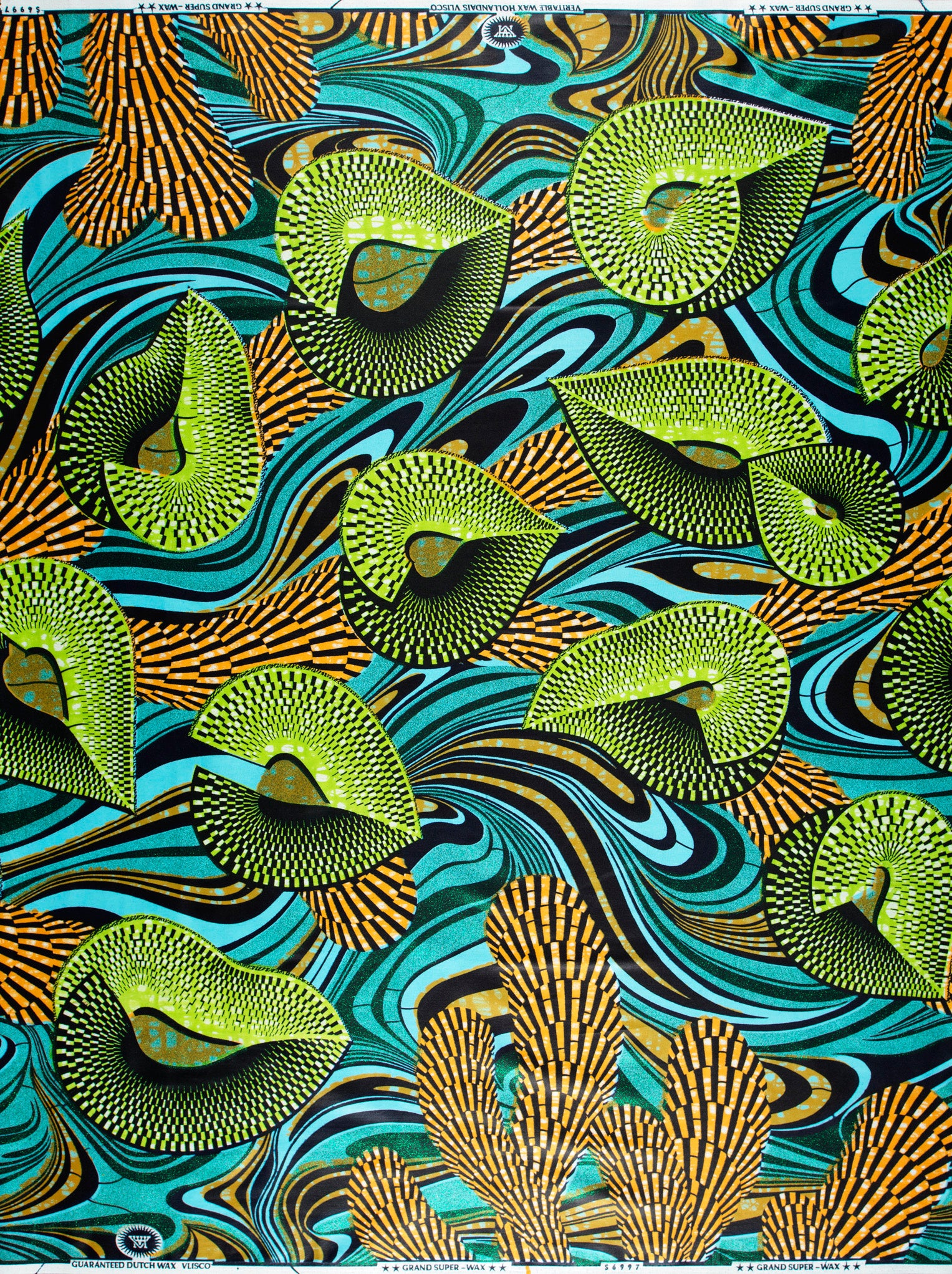 Vibrant african print fabric bold grand super-wax vls6997.002