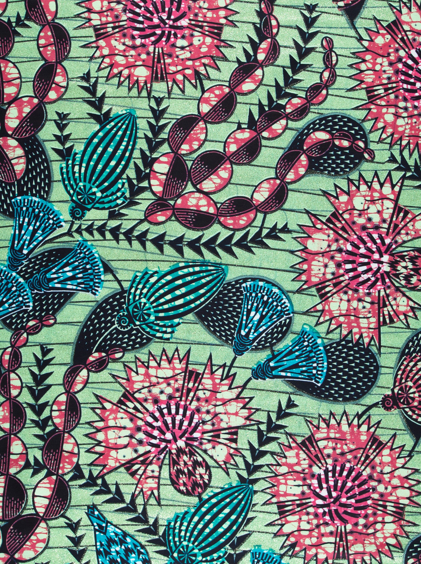 Grand Super-Wax | VLS7323.004 | Orné de Vert Pailleté Clair