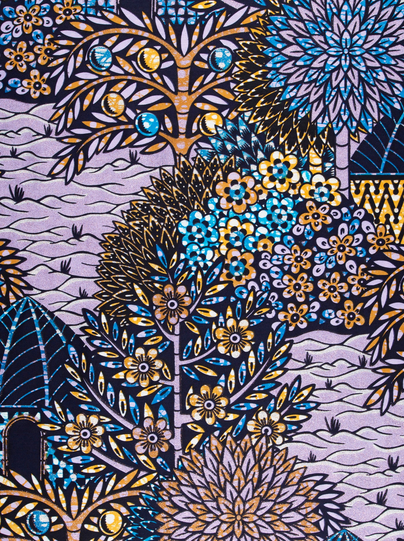 Grand Super-wax | Vls7714.013 | Lilac-copper Shine – Vlisco