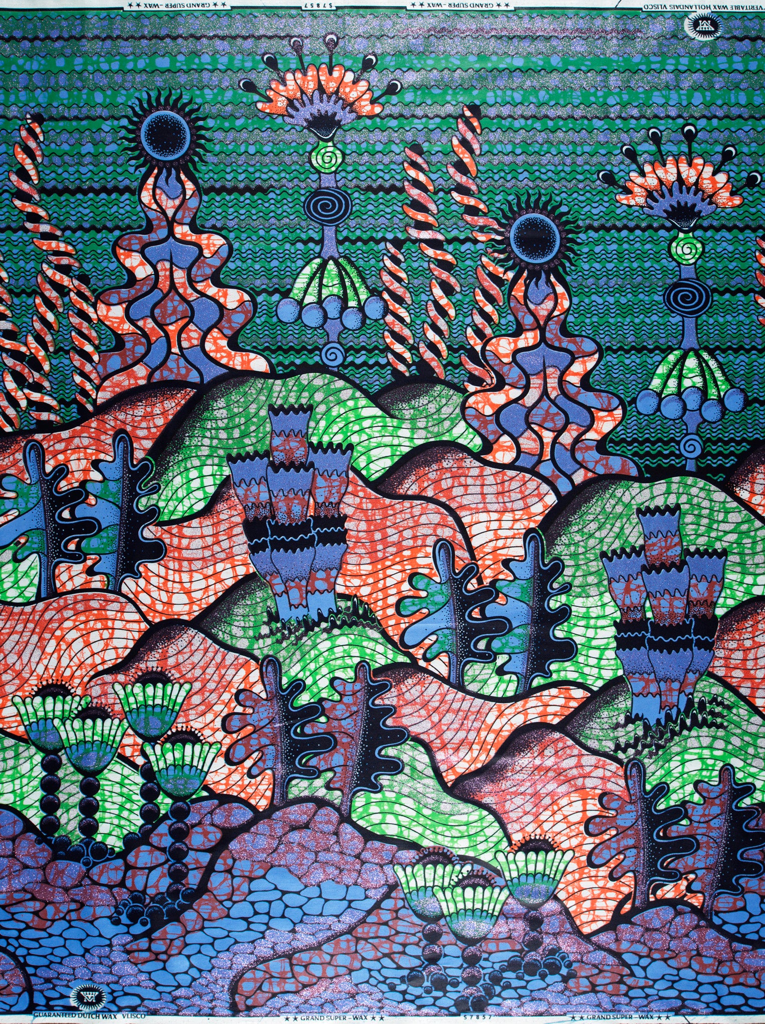 Grand Super-Wax | VLS7857.007 | Orné de Lilas Pailleté