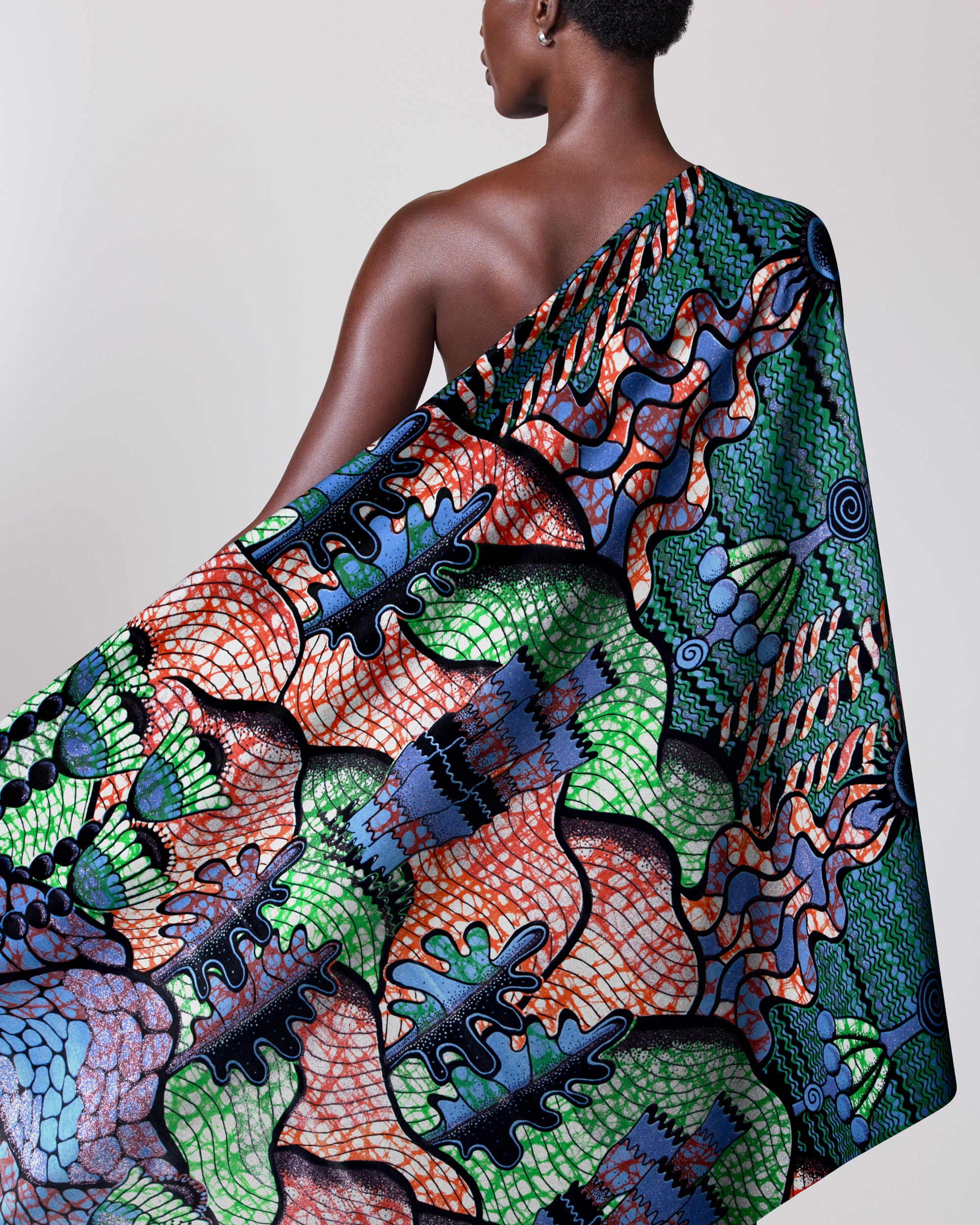 Grand Super-Wax | VLS7857.007 | Lilac Glitter Embellished – Vlisco