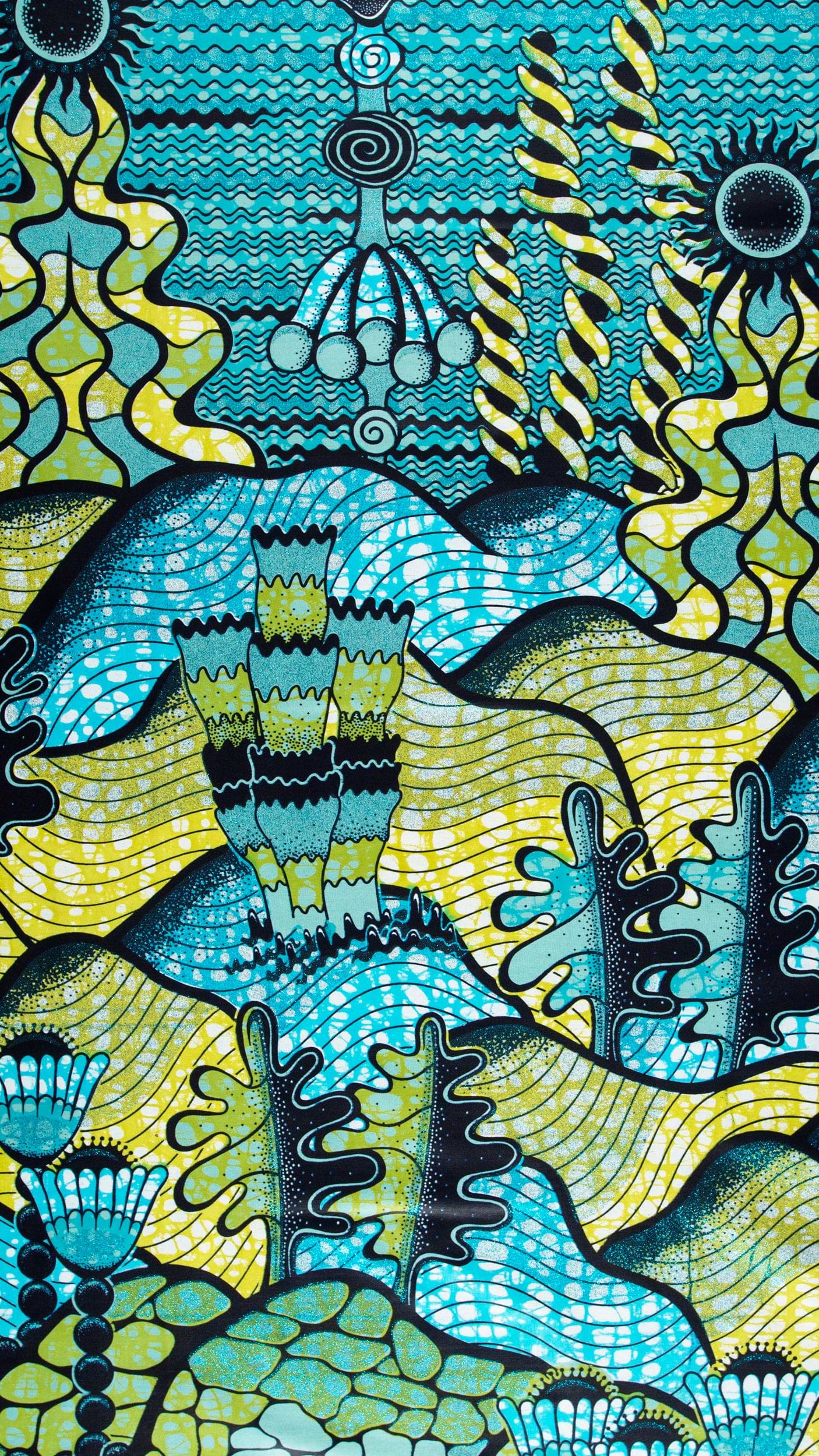 Grand Super-Wax | VLS7857.008 | Blue Glitter Embellished