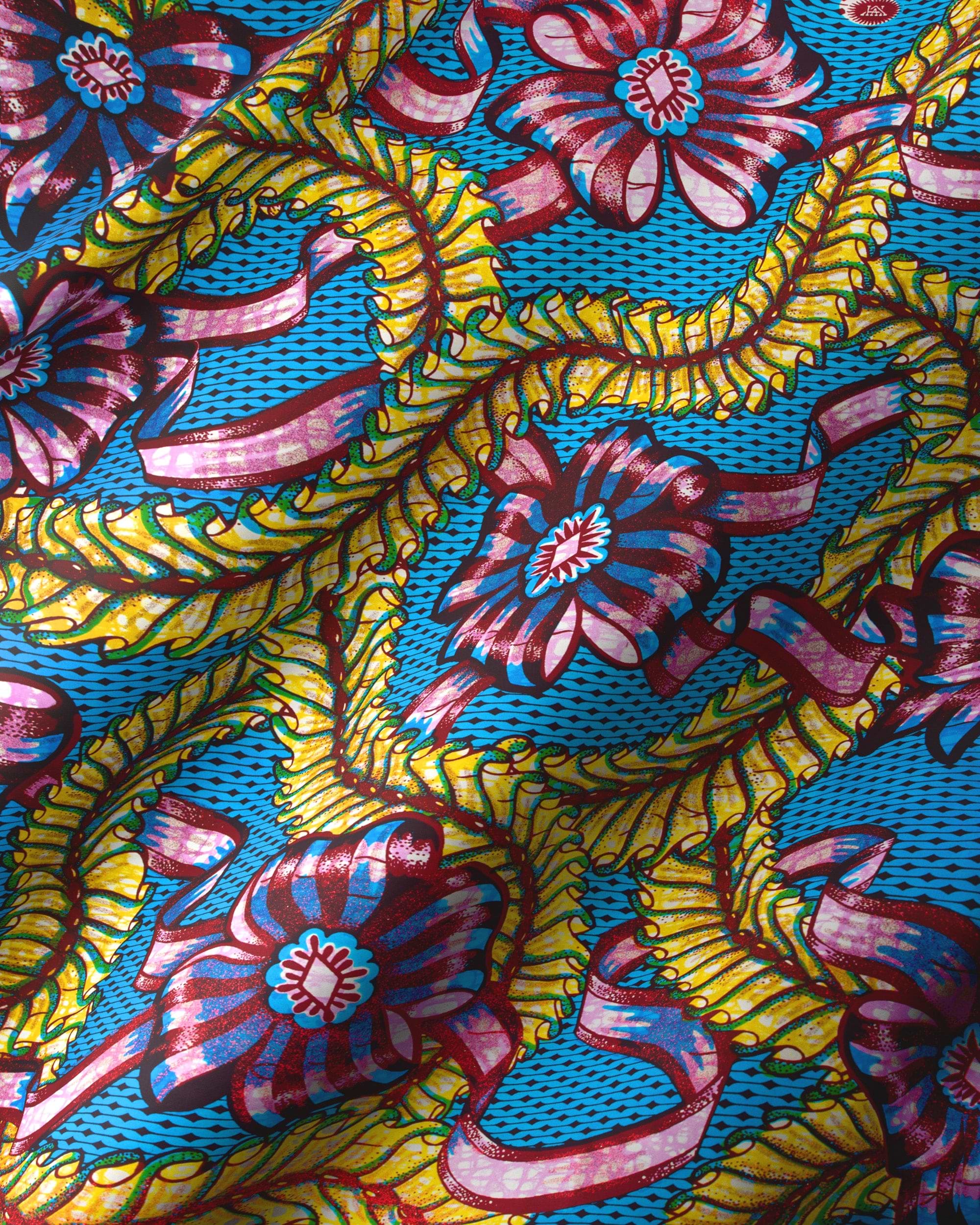 Grand Super-Wax | VLS8306.001 | Red Glitter Embellished – Vlisco