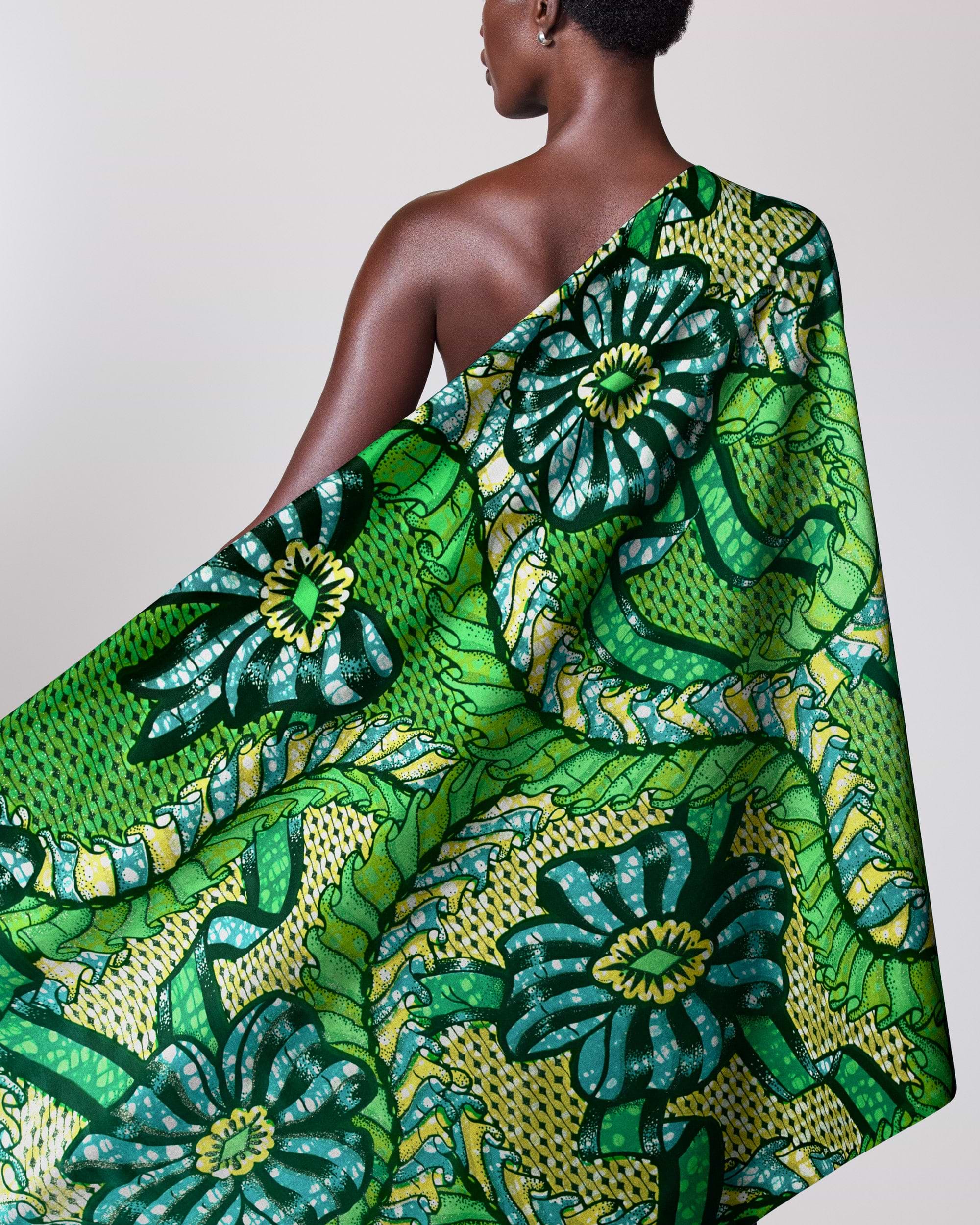 Grand Super-Wax | VLS8306.002 | Pastel Green Glitter Embellished
