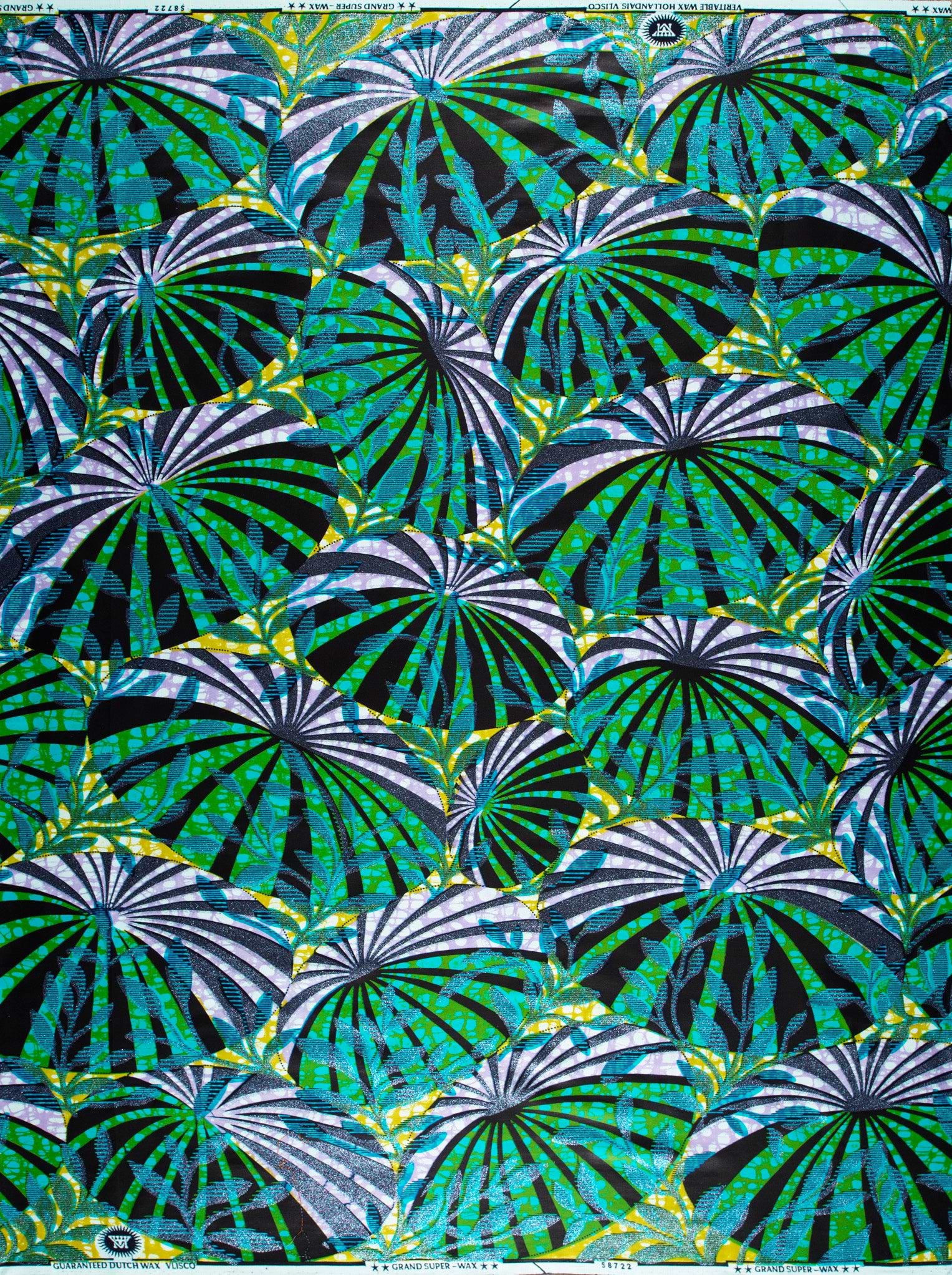 Grand Super-Wax | VLS8722.002 | Orné de Bleu-Lilas Pailleté