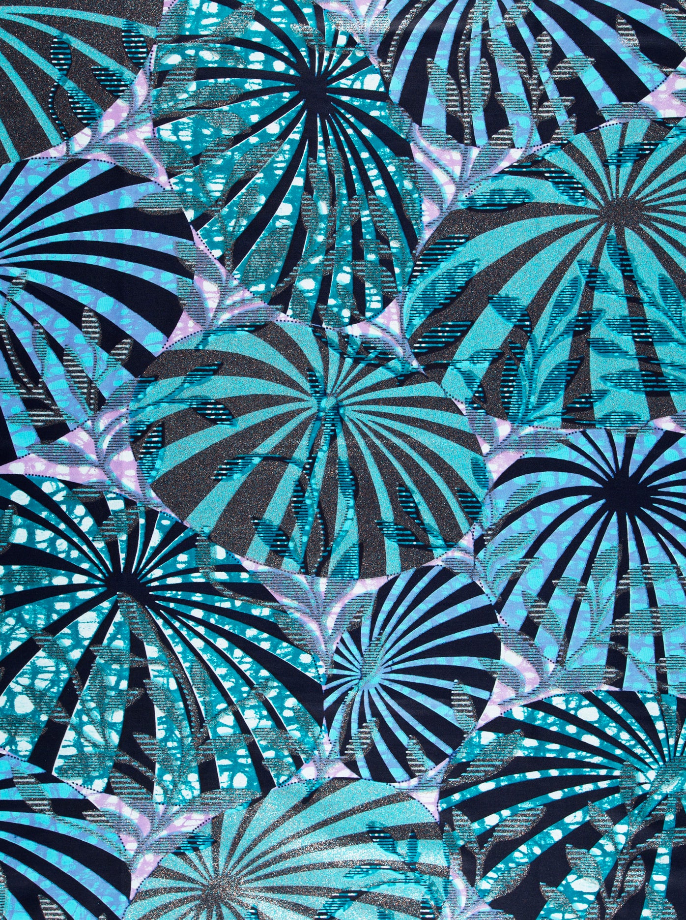 Grand Super-Wax | VLS8722.008 | Orné de Bleu-Cuivre Pailleté
