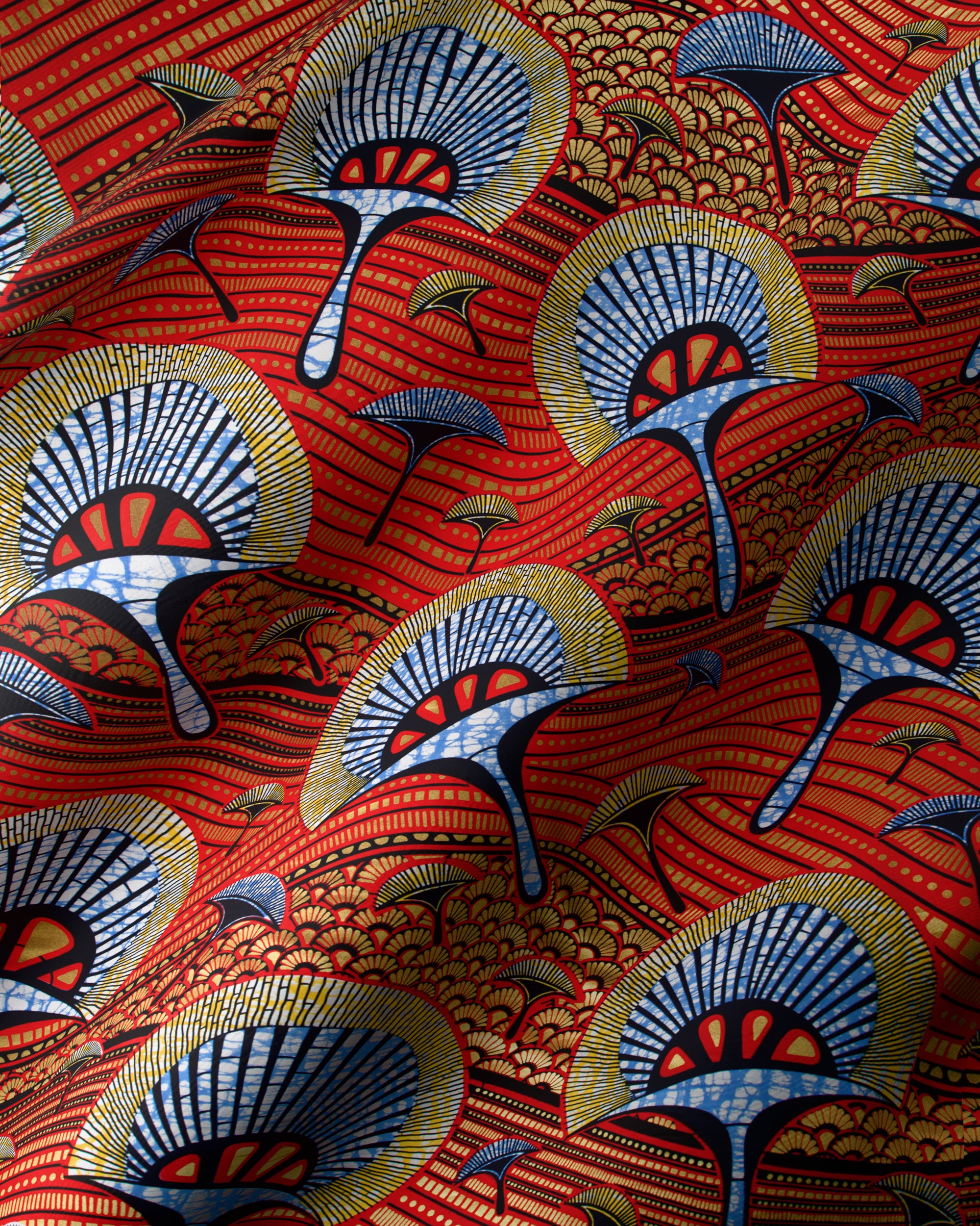 Super-wax | Vls8783.021 | Gold Embellished | Vlisco