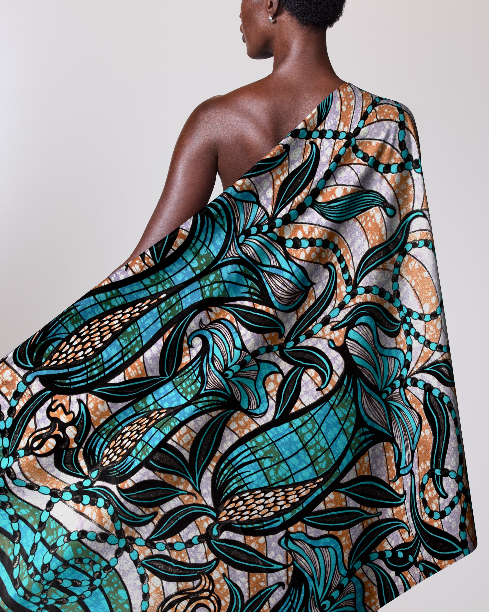 Grand Super-Wax | VLS9099.004 | Silver Glitter Embellished – Vlisco