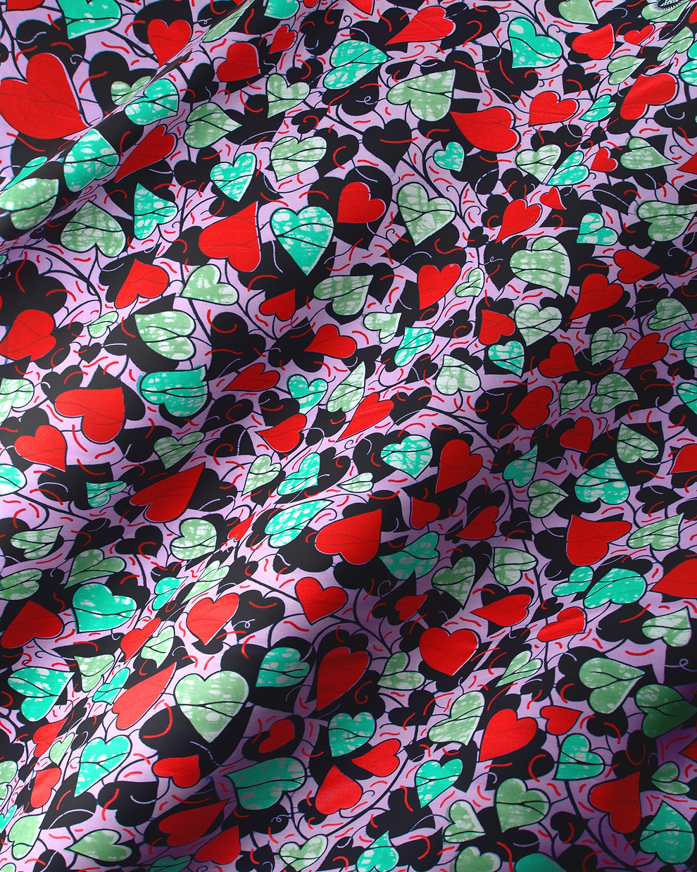 Super-Wax | VLS9187.017 | Red Embellished – Vlisco