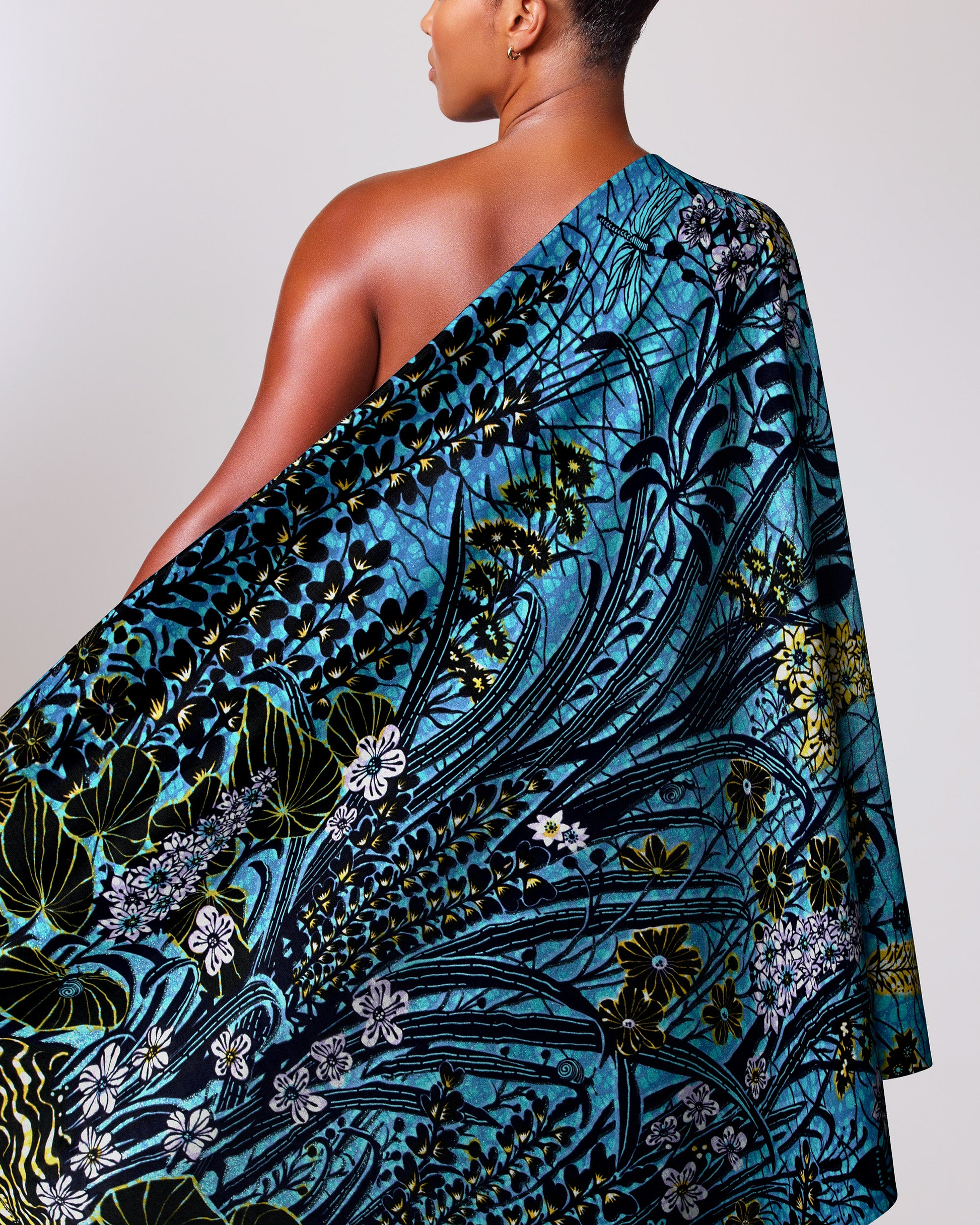 Grand Super-Wax | VLS9336.014 | Orné de Bleu Clair Pailleté
