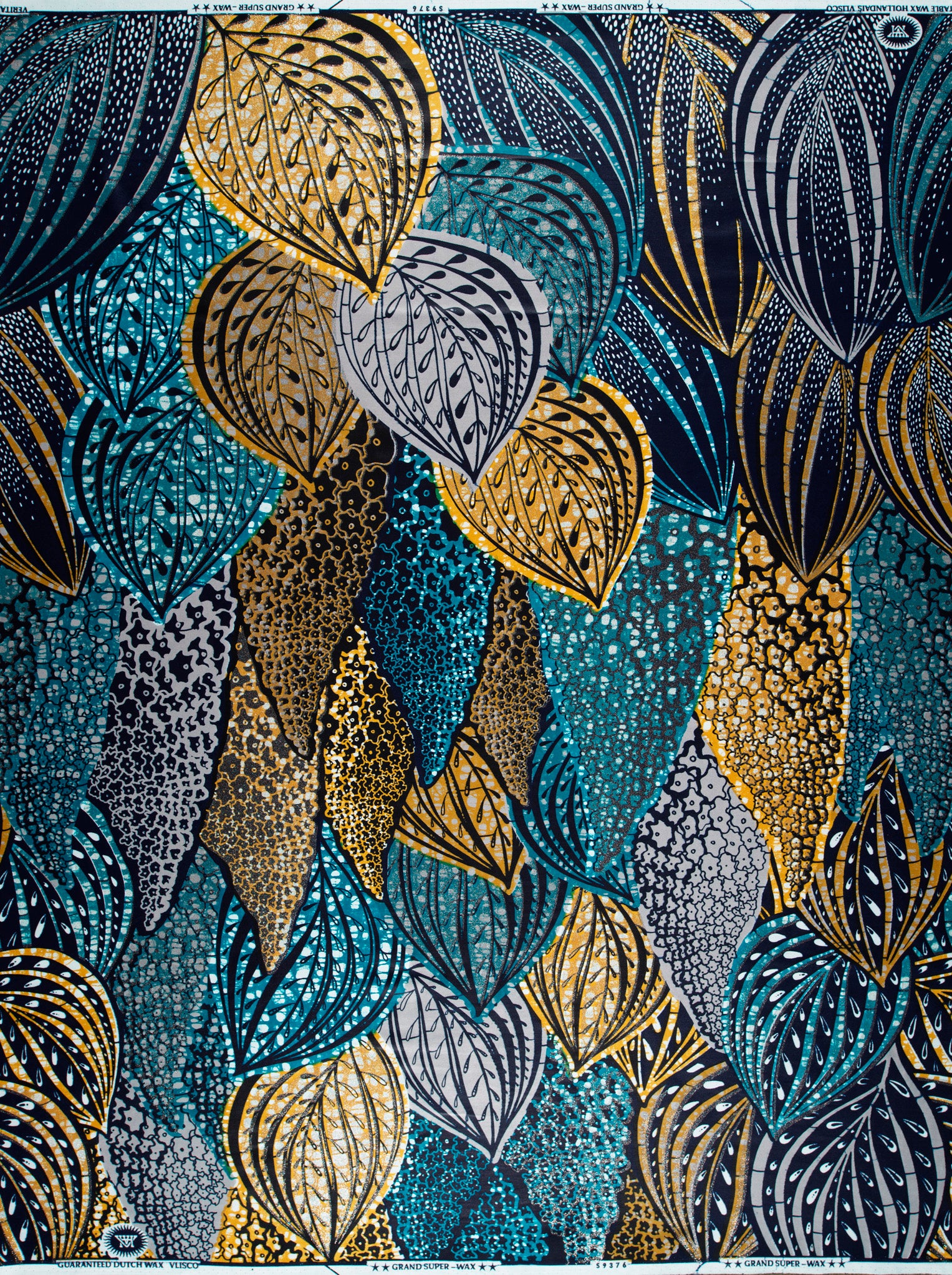 Grand Super-Wax | VLS9376.003 | Orné de Bleu-Cuivre Pailleté