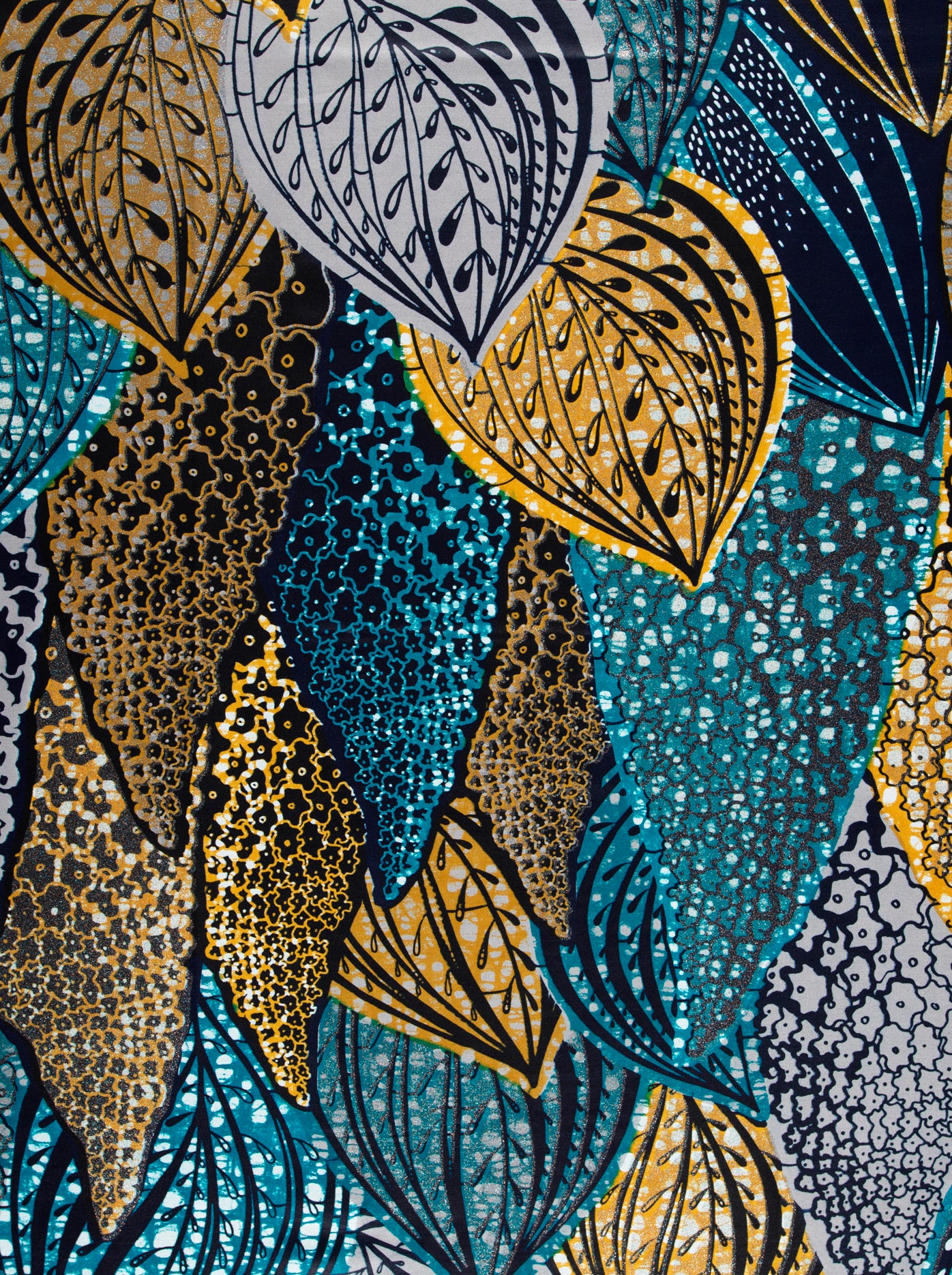 Grand Super-Wax | VLS9376.003 | Orné de Bleu-Cuivre Pailleté
