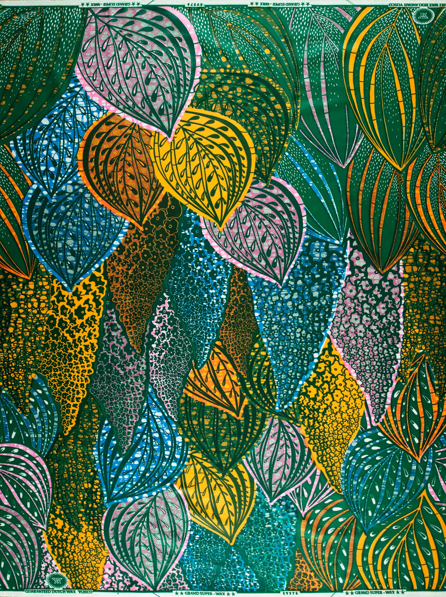Grand Super-Wax | VLS9376.005 | Orné de Vert Pailleté